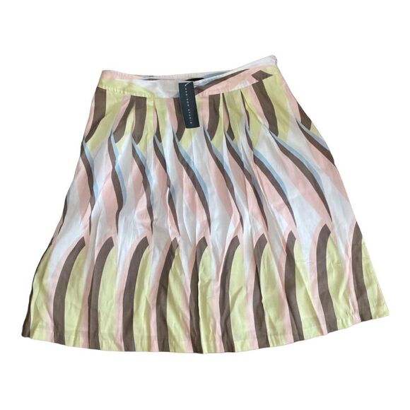 Madison Studio Pink Powderpuff Multi Grecian Romance Skirt Spring Easter 10 NWT - Picture 1 of 5